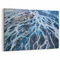 Canterbury Wall Art - New Zealand Aerial River Network Abstract Prints
