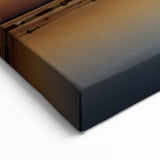 Tranquil Skyline Reflection Wall Art - Abu Dhabi Bridge Sunset Canvas