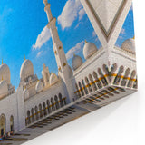 Sheikh Zayed Mosque Canvas - Majestic Abu Dhabi Landmark Wall Art
