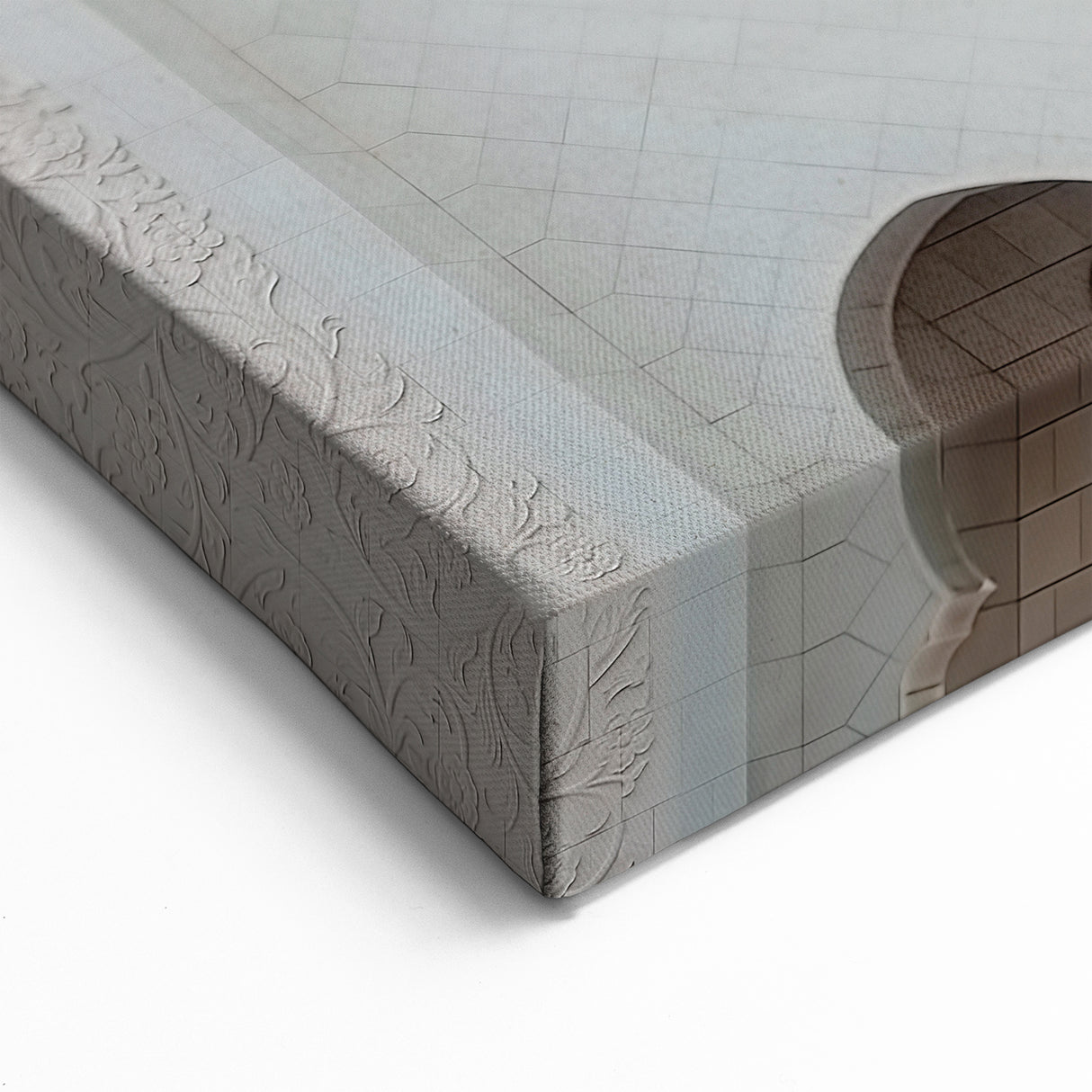 Architectural Details of Sheikh Zayed Mosque - Sophisticated Canvas Print