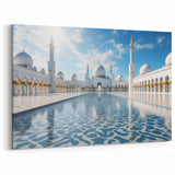 Captivating Middle Eastern Architecture - Elegant Abu Dhabi Wall Art