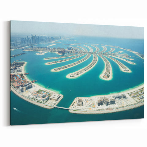 Palm Jumeirah Art - Iconic Dubai Canvas Prints Featuring Scenic Aerial Views