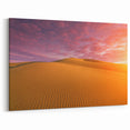 Dubai Desert Sunset Art - Stunning Canvas Prints Featuring Serene Sand Dunes