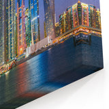 Dubai Skyline Night Art - Stunning Canvas Prints Featuring Iconic Skyscrapers