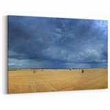 Hungary Scenic Prints - Hungarian Art Prints of Wheat Field Storm
