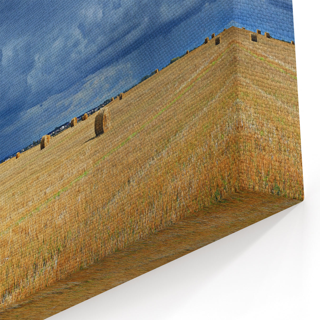 Hungary Scenic Prints - Hungarian Art Prints of Wheat Field Storm