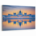 Hungarian Art Prints - Budapest Cityscape Art of Parliament Reflections