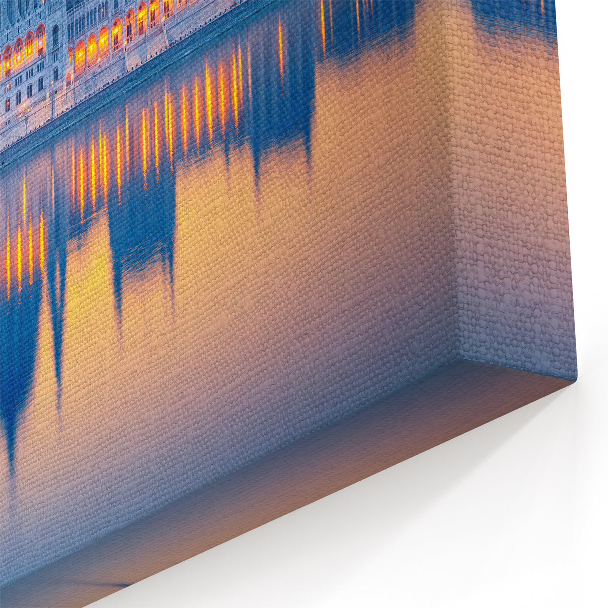 Hungarian Art Prints - Budapest Cityscape Art of Parliament Reflections