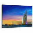 Burj Al Arab Sunset Art - Stunning Dubai Canvas Prints Featuring Iconic Skyline