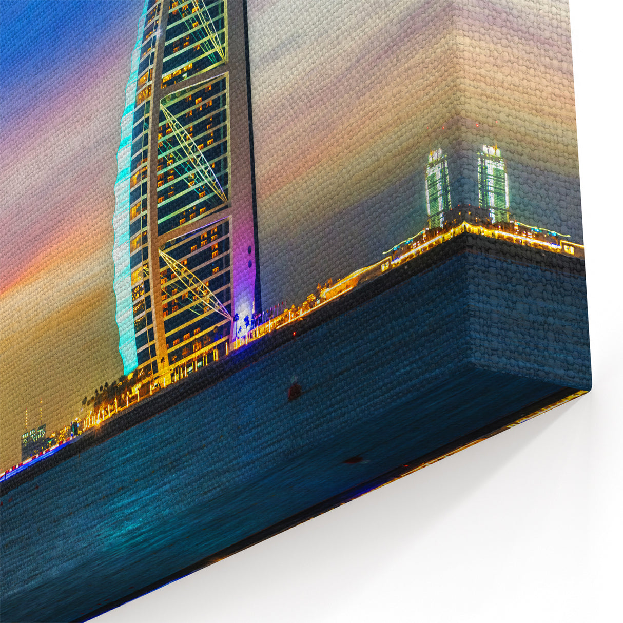 Burj Al Arab Sunset Art - Stunning Dubai Canvas Prints Featuring Iconic Skyline
