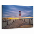 Hungary Wall Art - Lighthouse on Lake Neusiedl at Sunset