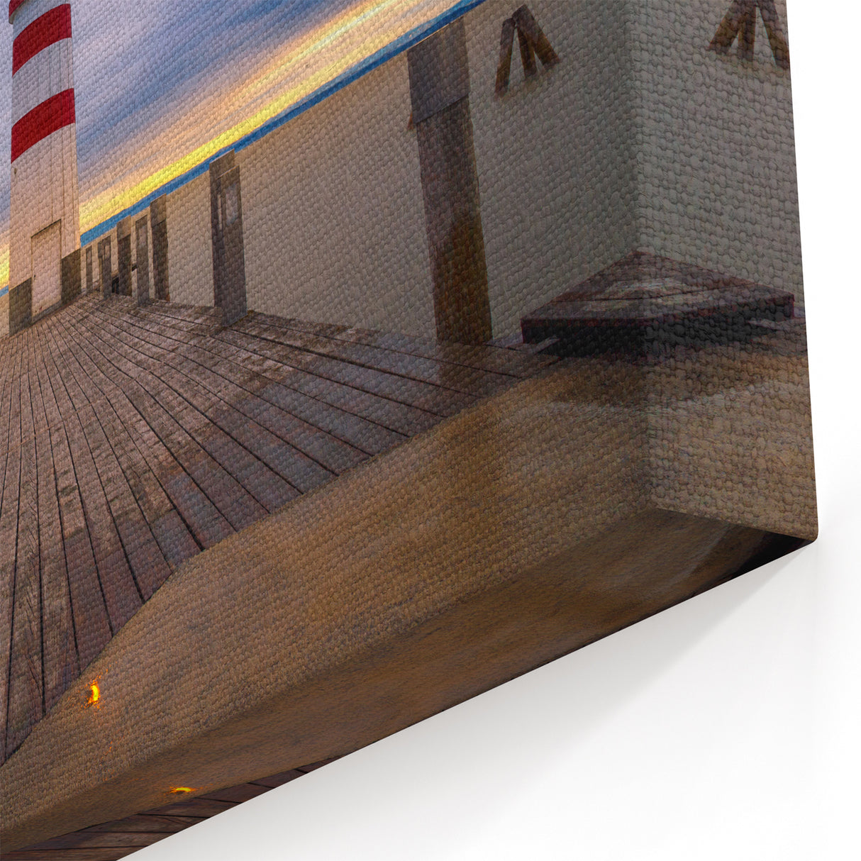 Hungary Wall Art - Lighthouse on Lake Neusiedl at Sunset