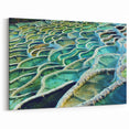 Hungarian Landscape Art - Mineral Terraces at Egerszalók Print