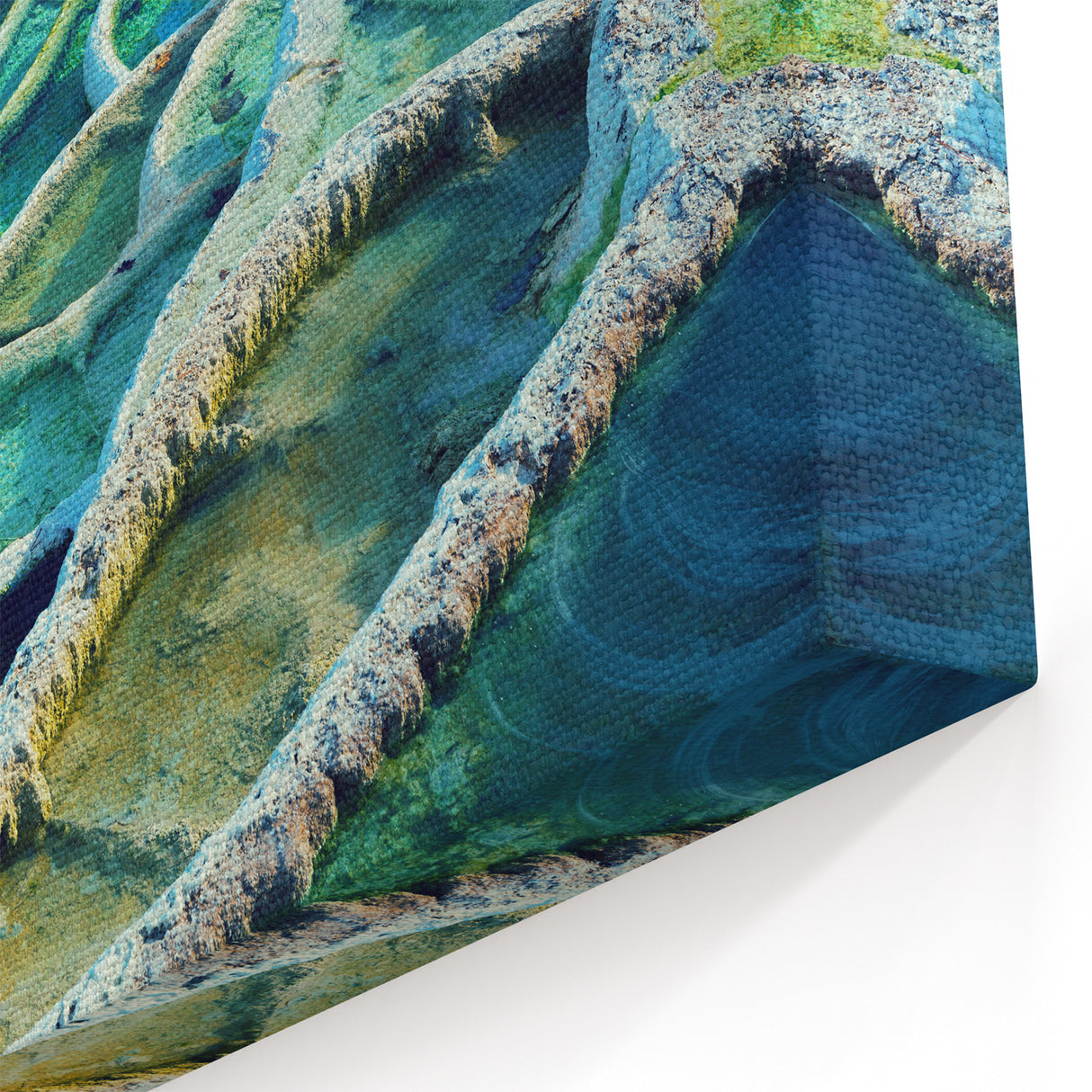 Hungarian Landscape Art - Mineral Terraces at Egerszalók Print