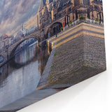 Budapest Cityscape Art - Historic Architecture by the Danube River