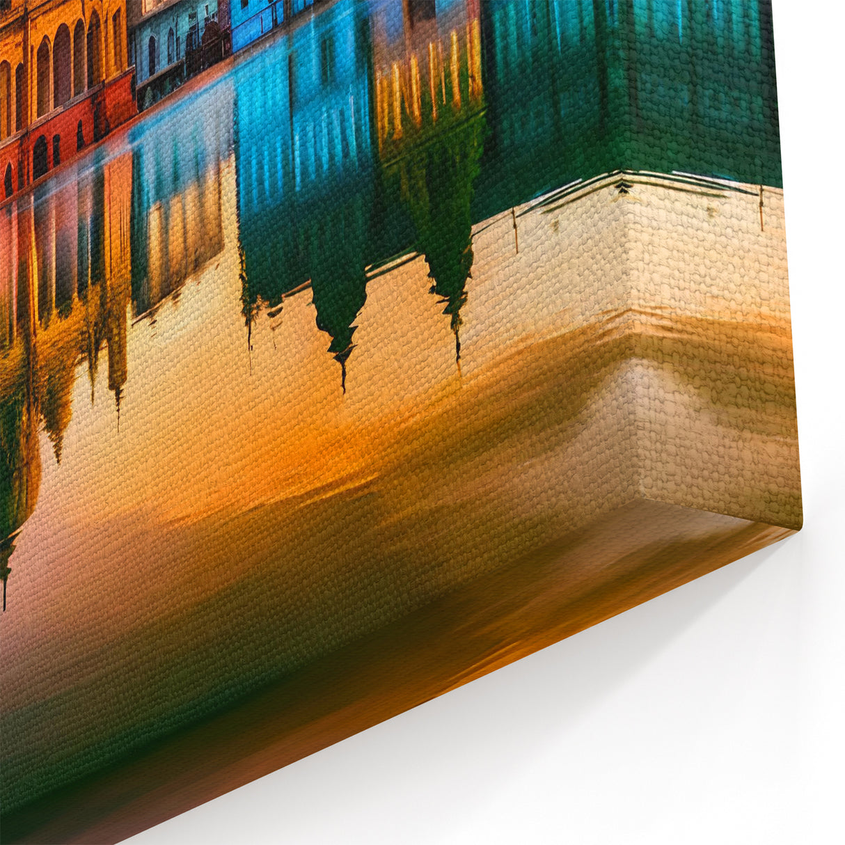 Hungary Wall Art - Colorful Reflections of Budapest at Sunset