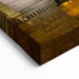 Budapest Cityscape Art - Chain Bridge and Buda Castle Night View