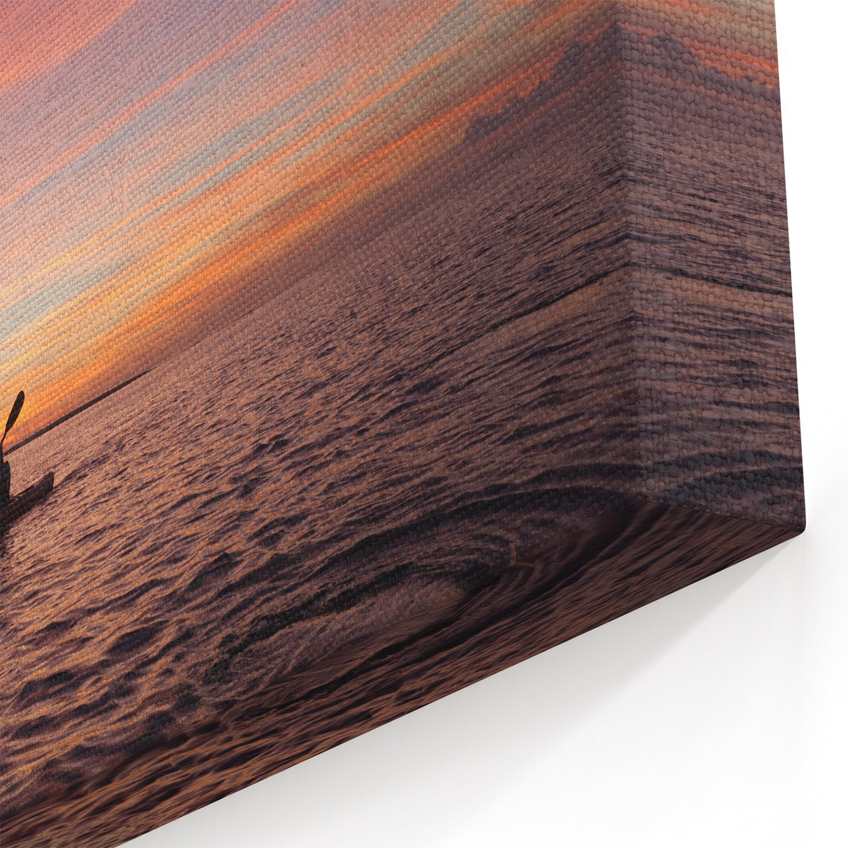 Florida Keys Wall Art – Kayaking at Sunset Coastal and Nautical Decor