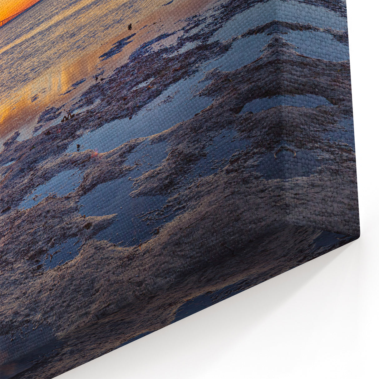 Florida Keys Beach Sunset Wall Art – Coastal Bridge and Ocean Scenery