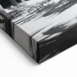 Black and White Florida Keys Palm Tree Wall Art – Coastal Beach Decor