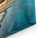 Florida Keys Aerial Sunset Wall Art – Coastal Road and Ocean Scenery