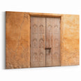 Stunning Canvas Prints Featuring Intricate Wooden Design - Rustic Middle Eastern Door Art