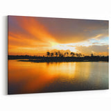 Vibrant Everglades Wall Art - Stunning Florida Sunset Nature Photography