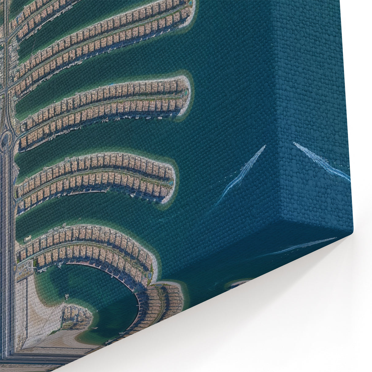 Palm Jumeirah Aerial View Art - Stunning Canvas Prints Featuring Dubai’s Iconic Island