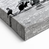 Black and White Everglades Wildlife Art - Elegant Florida Bird Photography