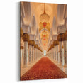 Sheikh Zayed Mosque Art - Stunning Canvas Prints Featuring Ornate Mosque Interior