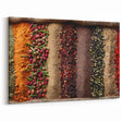 Dubai Spice Row Art - Vibrant Canvas Prints Featuring Colorful Spice Market Display