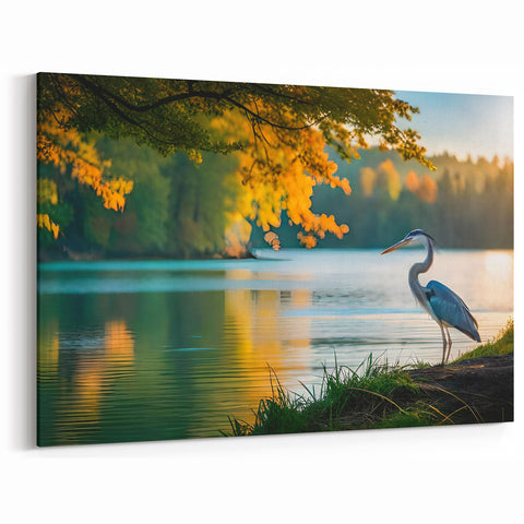 Graceful Everglades Heron Wall Art - Serene Florida Wildlife Photography