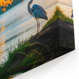 Graceful Everglades Heron Wall Art - Serene Florida Wildlife Photography