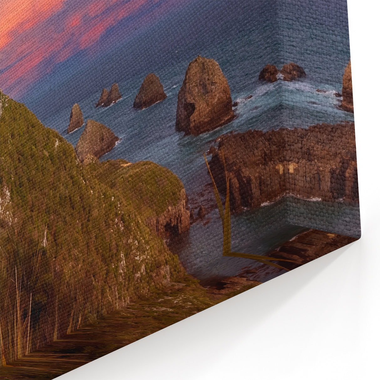 Otago Peninsula Prints - New Zealand Scenery Art  Lighthouse Sunset