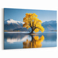 Otago Landscape Art - New Zealand Scenery  Golden Tree Canvas Print