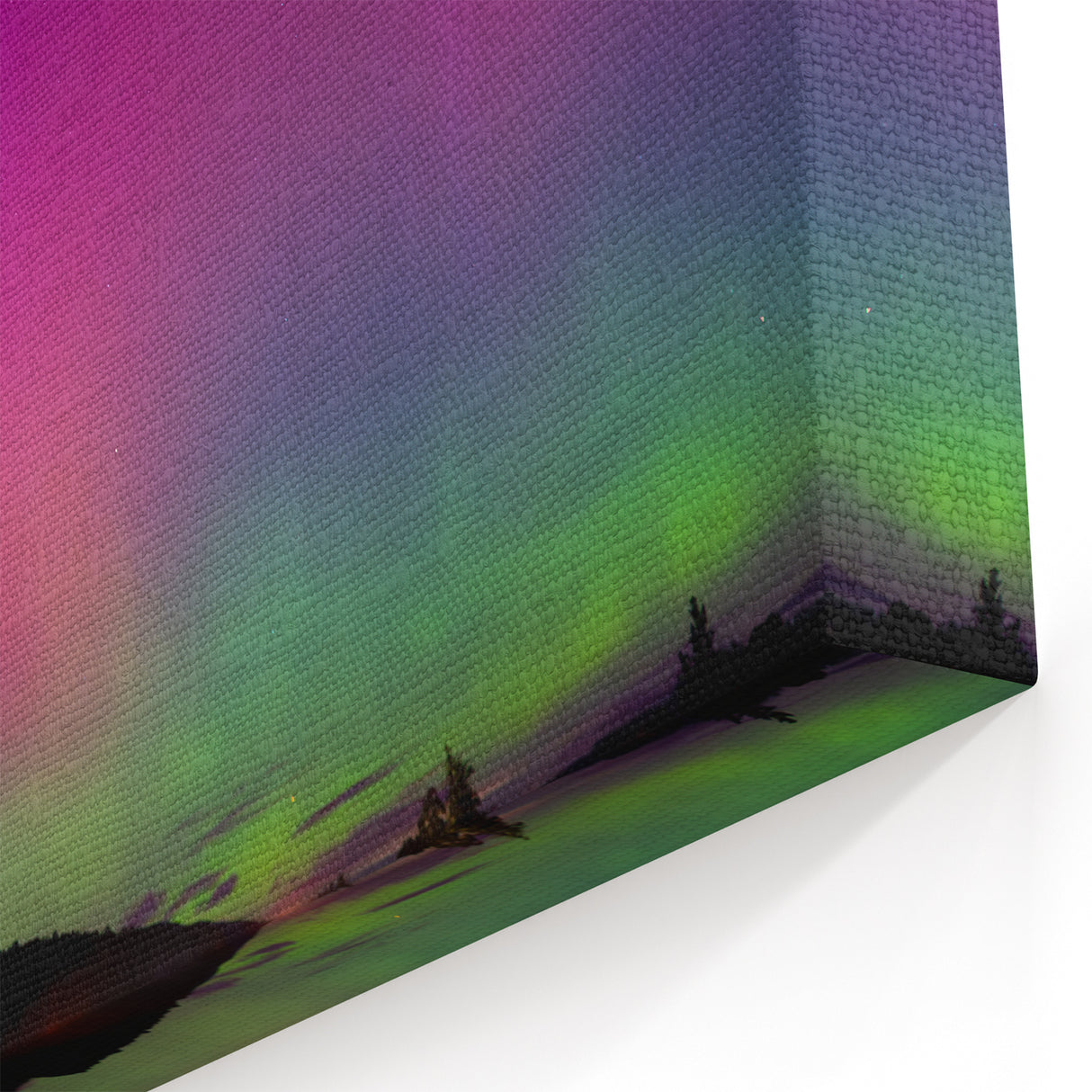 Otago Wall Art - Central Otago Canvas  Southern Lights Aurora Print