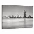 Burj Al Arab Architectural Prints - Black and White Dubai Skyline Art