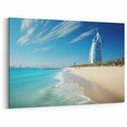 Dubai Scenery Art - Burj Al Arab Beachside Luxury Canvas Prints