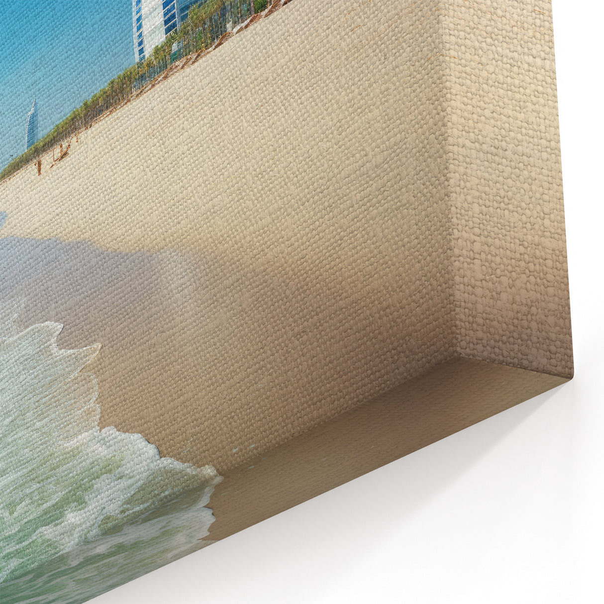 Dubai Scenery Art - Burj Al Arab Beachside Luxury Canvas Prints