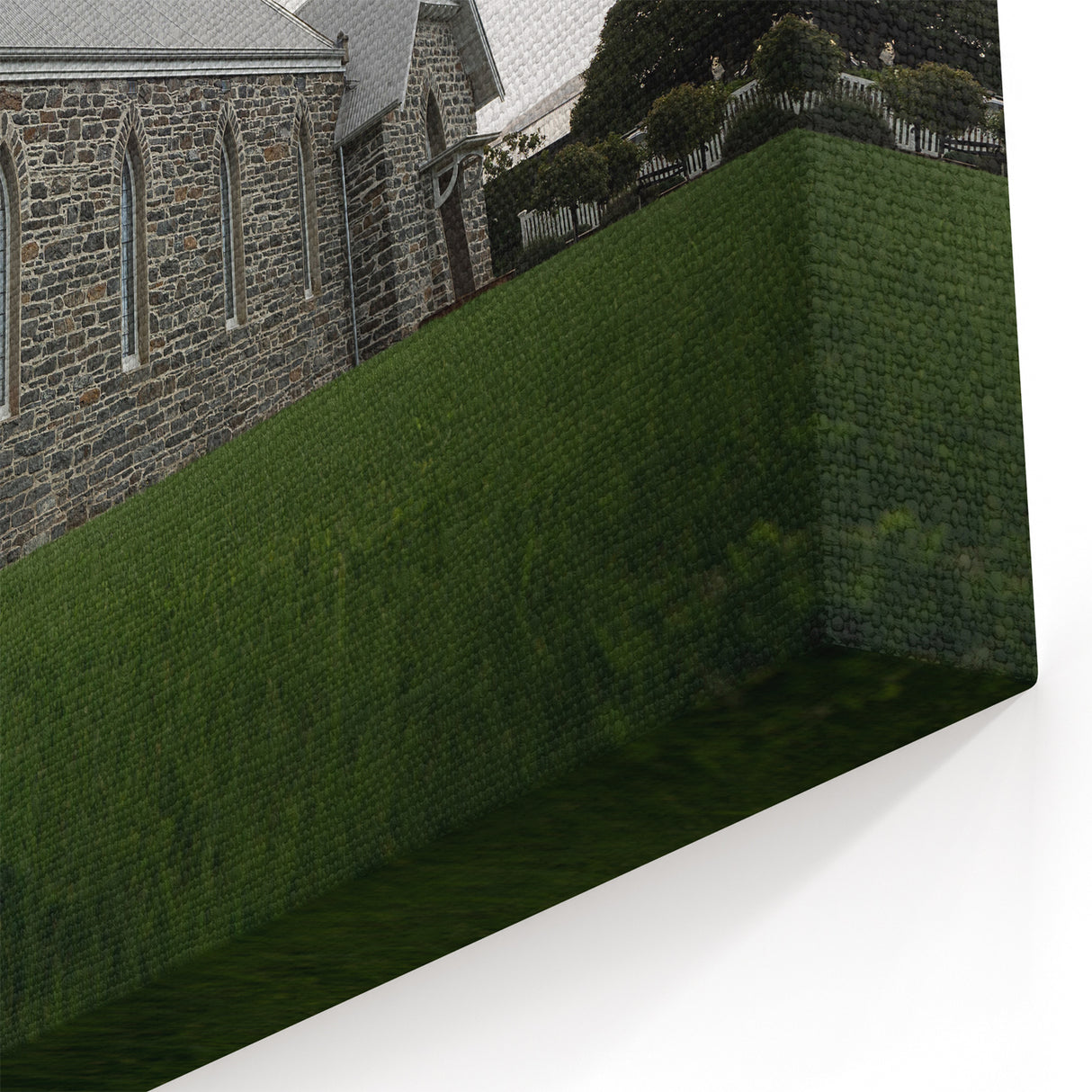 Otago Wall Art - Historic Stone Church  New Zealand Architecture Print