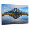Taranaki Framed Prints – Scenic New Zealand Art with Mountain Reflection