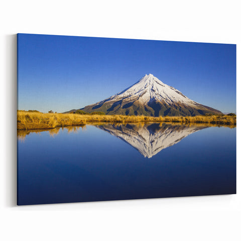 Taranaki Mountain Canvas – New Zealand Coastal Scenery Wall Art Print
