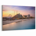 Daytona Wall Art - Vibrant Florida Skyline and Ferris Wheel at Sunset