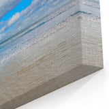 Daytona Wall Art - Clear Blue Sky and Ocean Waves on Sandy Beach