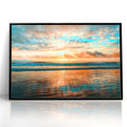 Daytona Wall Art - Breathtaking Sunset Over Calm Ocean Waves