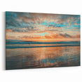 Daytona Wall Art - Breathtaking Sunset Over Calm Ocean Waves