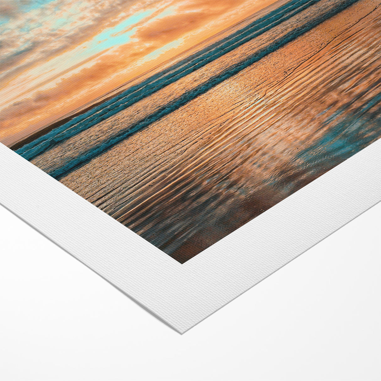 Daytona Wall Art - Breathtaking Sunset Over Calm Ocean Waves
