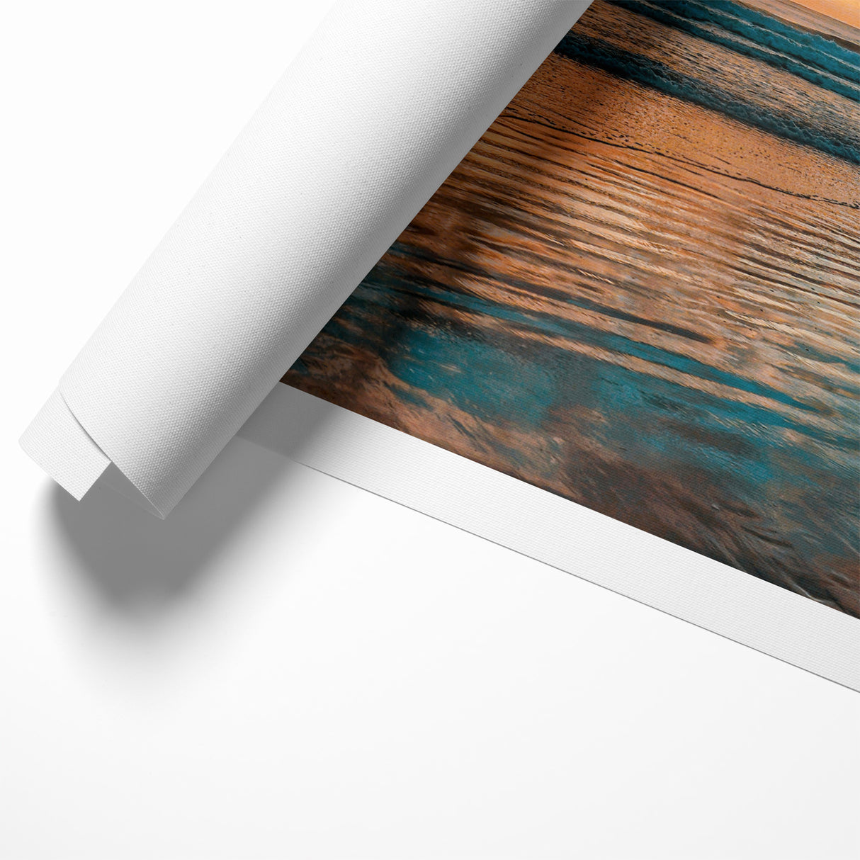 Daytona Wall Art - Breathtaking Sunset Over Calm Ocean Waves