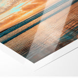 Daytona Wall Art - Breathtaking Sunset Over Calm Ocean Waves