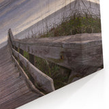 Daytona Wall Art - Wooden Boardwalk Leading to the Tranquil Beach